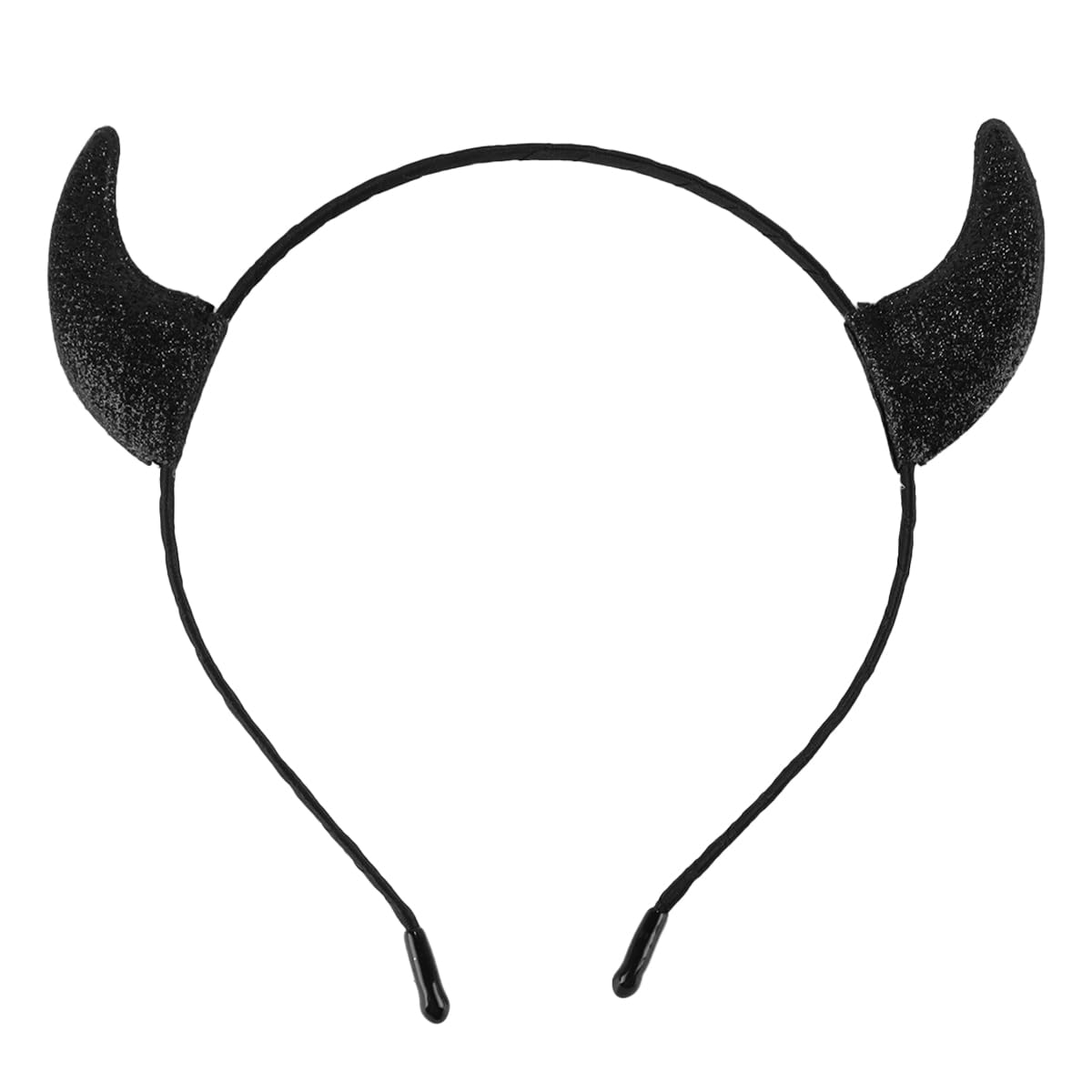 Enwye Black Devil Horns Halloween Headband Head Band Devil Ears for Halloween Party Fancy Dress Decorations Costume Accessories