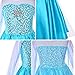 Party Chili Princess Costume for Girls Dress Up with Accessories for Little Girls 8-9 Years 140 Sky Blue