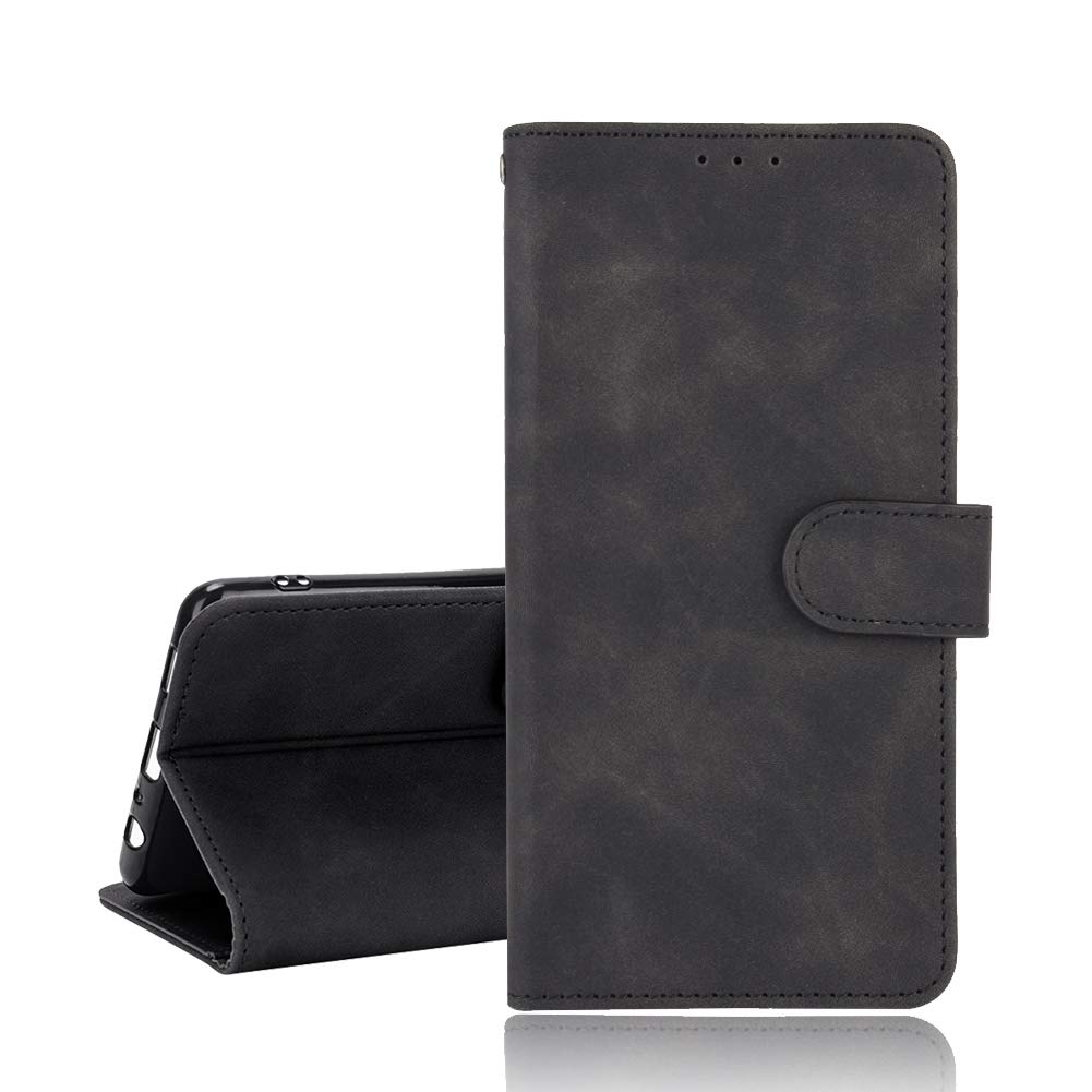 Wallet Case for Huawei P60/P60 Pro Case, Huawei P60/P60 Pro has Kickstand function and Card Slots with Magnetic Buckle Phone, Leather Phone Case Compatible with Huawei P60/P60 Pro-Black