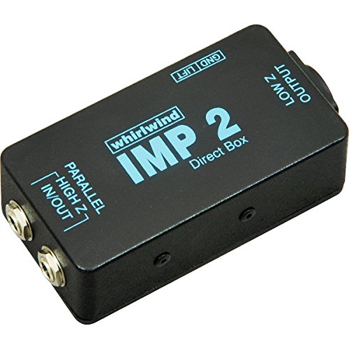 Whirlwind IMP 2 1-channel Passive Instrument Direct Box Bundle with Instrument Cable and XLR Patch Cable