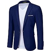 Cloudstyle Men's Suit Jacket One Button Slim Fit Sport Coat Business Daily Blazer