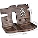 Wood Cell Phone Stand Smartwatch Wallet Holder. Man Cave Decor Multiple Gadget Dock Mobile Accessory Organizer. Nightstand Charging Docking Station Dad Wooden Desk Storage. Bed Side Dresser Valet Tray
