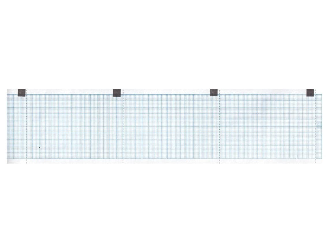 GIMA 32973 ECG Thermal Paper Roll, Grid, 60 mm x 15 m, Blue (Pack of 25)