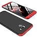 Galaxy J6 2018 Case, Ranyi [Full Body 3 Piece Cover] [Slim & Thin Fit Tightly] [360 Degree Protection] Premium Hybrid Bumper 3 in 1 Electroplated Hard Case for Samsung Galaxy J6 (2018), r/b/r