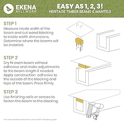 Ekena Millwork 5 1/2"W x 7 1/2"H x 288"L 3-Sided