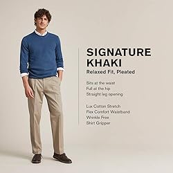 Dockers Men's Relaxed Fit Comfort Khaki