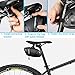 WOTOW Bike Saddle Bag, Under Seat Bike Bag Pouch Pack, Water Proof Mudproof Strap-on Cycling Wedge Bag Quick Release Storage Pannier Mountain bike saddle bag for Outdoor MTB Road Bike (1.4-1.6L)