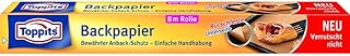 Toppits Backpapier mit rutschfester Unterseite, 1 x 8 m Rolle, braun