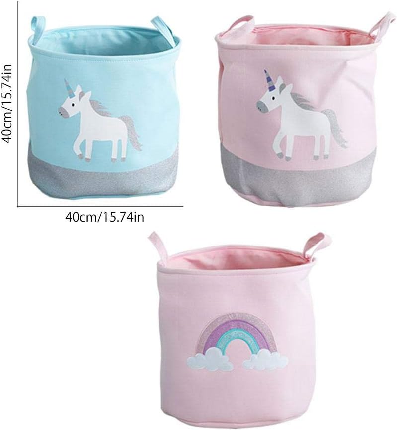 Buanderie Paniers A Linge Pliables 33cm Rose Licorne Depory Panier A Linge Avec Poignee Pliable Grand Taille Etanche Panier De Rangement Rond Organisateur De Maison Pour Chambre Denfants 40 Voxloud Com