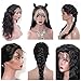 Dolago 360 Lace Frontal Wig Body Wave for Black Women, Glueless 180% Density 360 Lace Front Wig Brazilian Virgin 100% Human Hair Wigs Pre Plucked with Baby Hair Natural Color(Body Wave, 14inch)