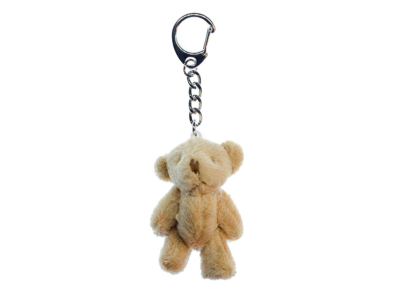 Miniblings Teddy Key Ring Chain Bear Plush Girls Children Kids