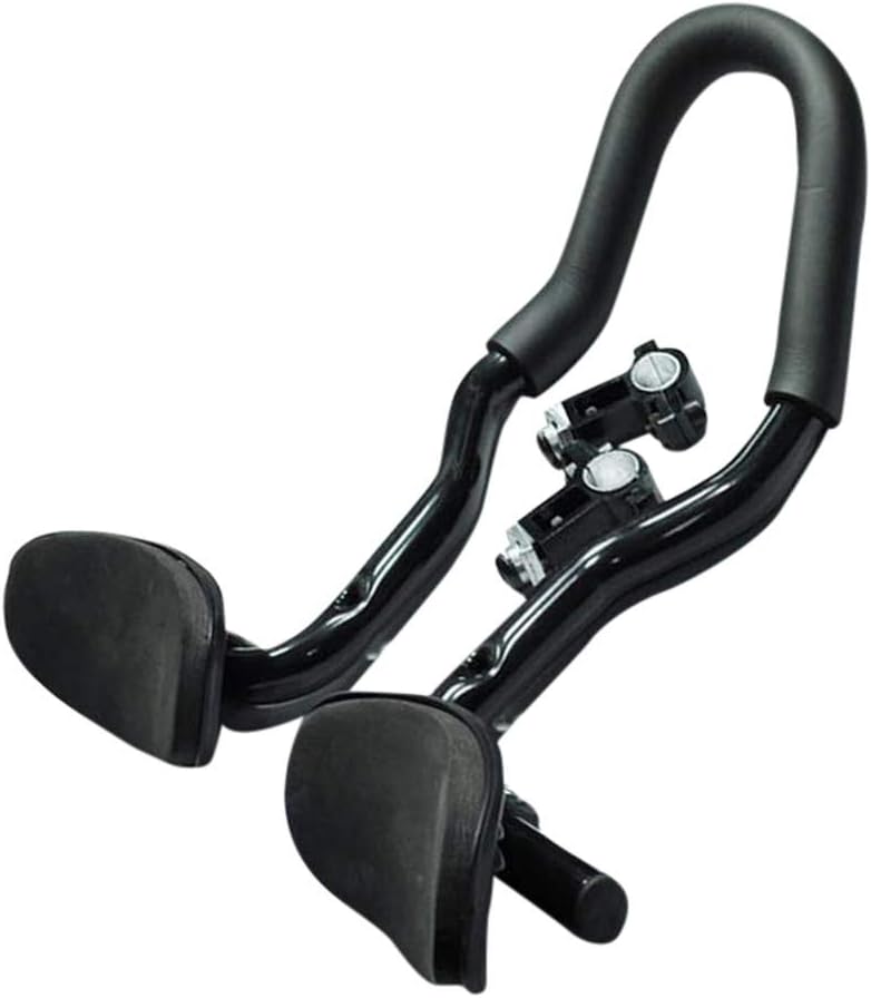 SIRIGOGO Bike Rest Handlebar, Adjustable Multi-Position Stable Aluminum Alloy Bicycle Rest Bar Cycling Handlebar Arm Restwith Sponge Cushion for MTB Road,Bicycle Aerobars, Moutain Bike or Road Bike