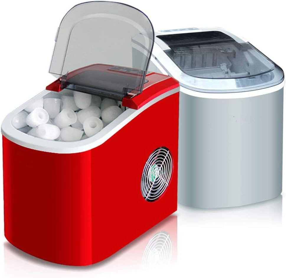 TYUIO Countertop Ice Maker Portable Ice Making Machine With Timer