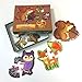 Mudpuppy Forest Friends My First Touch & Feel Puzzles – Set of 4 Textured Puzzles for Small Children – Ages 1+