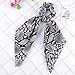 Wooyaya 6Pcs Scarves Scrunchies Tropical Travel Style Elastic Hair Bands Hair Ties Rope Ponytail Holder Hair Accessories for Women and Girls