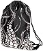 Ababalaya 3D Print Drawstring Backpack Rucksack Shoulder Bags Gym Bag, Squid Foot