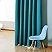Turquoize Teal Curtains Thermal Insulated Blackout Curtains for Bedroom 63 Inch Length Grommet Top Curtains 2 Panels Set Room Darkening Curtains Drapes for Living Room, 52 x 63 Inches, Teal