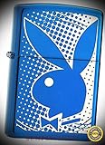 11394 Blue Playboy Bunny Full Size Windproof