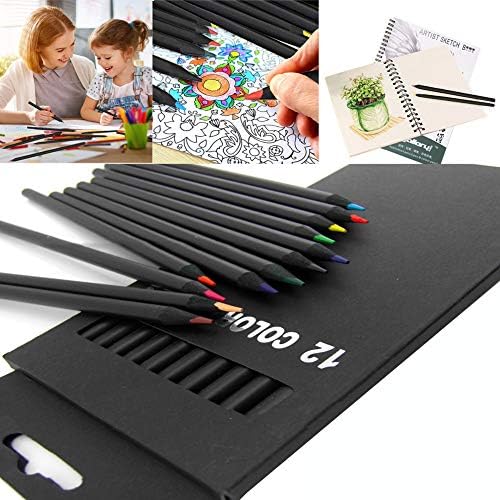 Drawing Pencils Colored Pencils Colored Pencils Set 12Pcs Adults And Kids/Vibrant Colors, Drawing Pencils for Sketch, Arts, Coloring Books