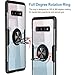 Designed for Galaxy Z Flip 7 Case Magnetic with Kickstand & Screen Protector, Camera Stand Phone Cover Case for Z Flip 7(Navy)