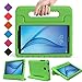 BMOUO Kids Case for Samsung Galaxy Tab E 8-inch - EVA Shockproof Case, Lightweight, Super Protection, Handle, Stand, Green