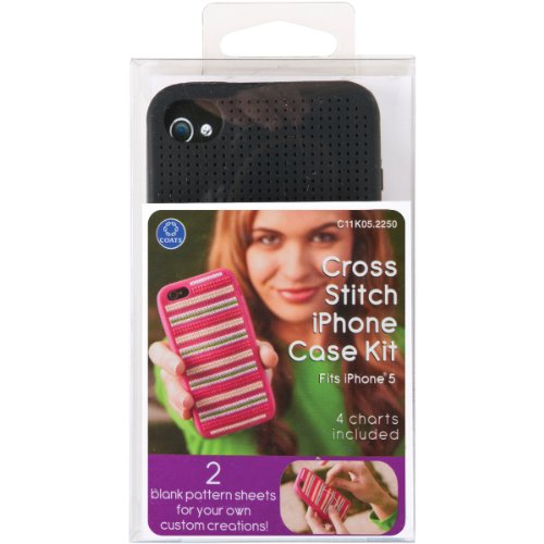 iPhone 5 Case Counted Cross Stitch Kit, Black