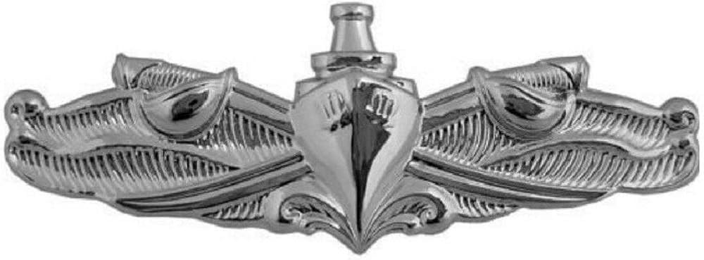 Amazon Com Deura Us Navy Naval Surface Warfare Specialist Esws Silver Plated Regulation 3 Badge Hat Pin Enlisted Jewelry