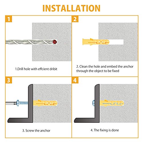 4 VIGRUE+Plastic+Drilling+Drywall+Assortment