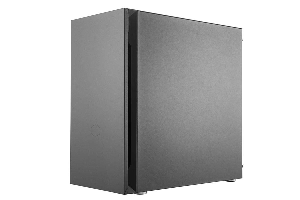 Cooler Master Silencio S400 mATX Tower W/Sound-Dampening Material, Sound-Dampened Steel Side Panel, Reversible Front Panel, SD Card Reader, and 2X 120mm PWM Silencio FP Fans