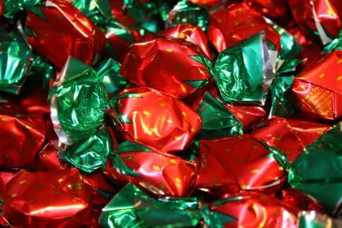 Columbina Strawberry Filled Bon Bons Hard Candy, 10 Lbs