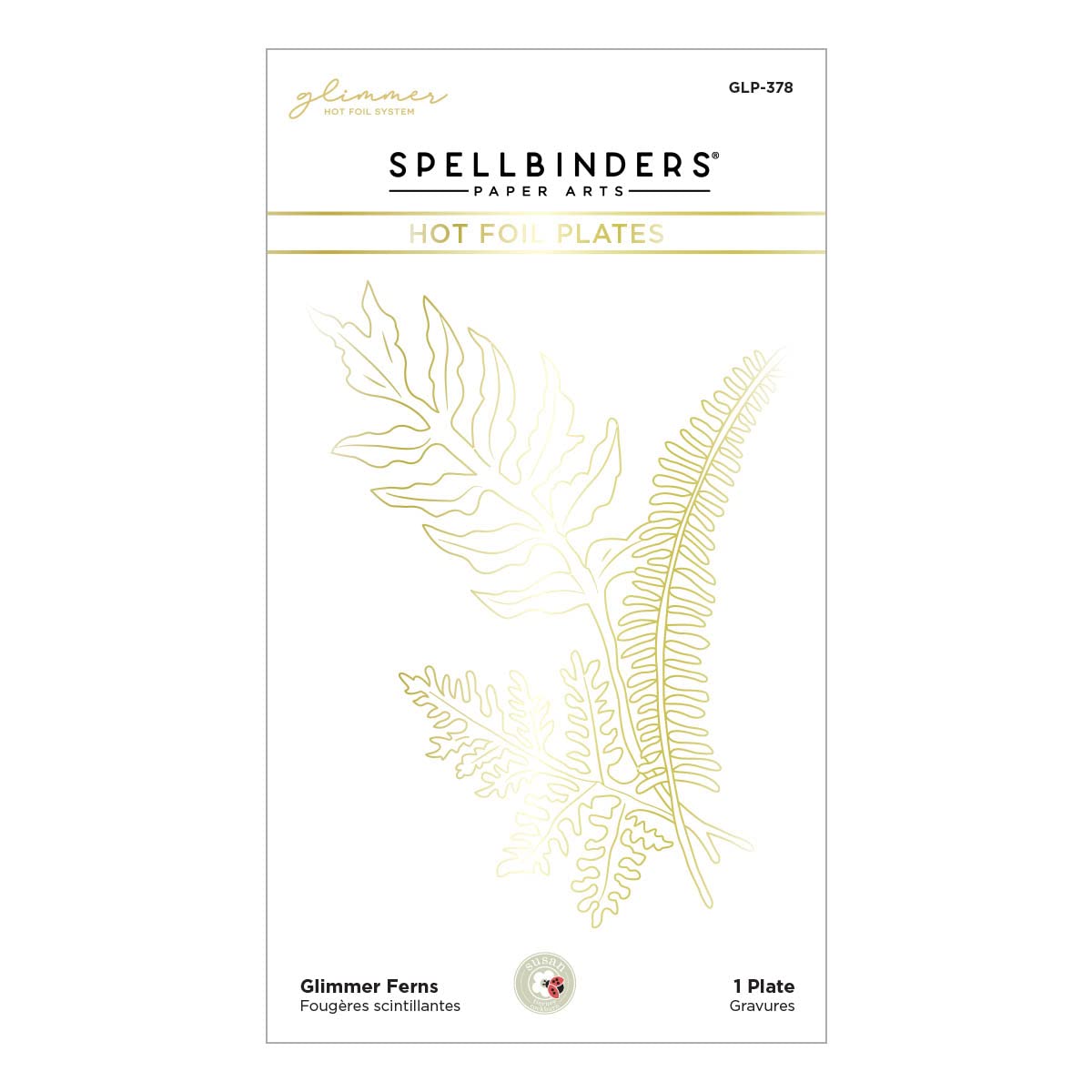 Spellbinders Glimmer Ferns, Metal, ONE