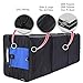 GEEDAR Large Trunk Organizers and Storage Car Organizer for SUV 3 Compartments Collapsible Portable Non-Slip Bottom Tie Down Straps (Eagle)