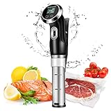 REDMOND Sous Vide Machine,Accurate Immersion Circulator Precision Cooker 1000W, Ultra Quiet Stainless Steel,Free Recipes Included,SV002