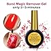 2 Pcs Magic Nail Polish Remover, Professional Removes Soak-Off Gel Nail Polish In 3-5 Minutes (2 Pcs Nail Polish Remover)