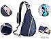Waterfly Sling Chest Backpacks Bags Crossbody Shoulder Triangle Packs Daypacks for Cycling Walking Dog Hiking Boys Girls Men Women (Dark Blue)