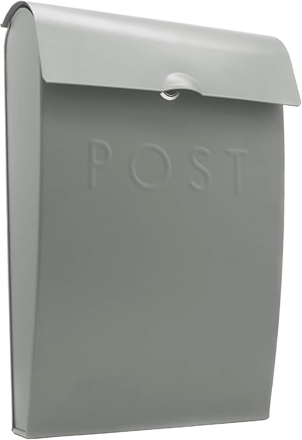 Maison & White Wall Mounted Post Box Glossy Finish Gray 37cm x 9cm x 25.5cm