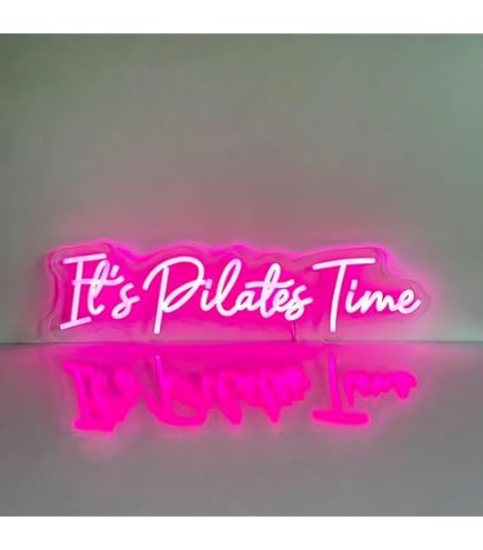 Enseigne Néon Mat Pilates. Décoration LED Pour Studio De Pilates