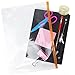EOOUT Poly Zip Envelope Files 7 Color Zippers, A4 Size（16pcs）