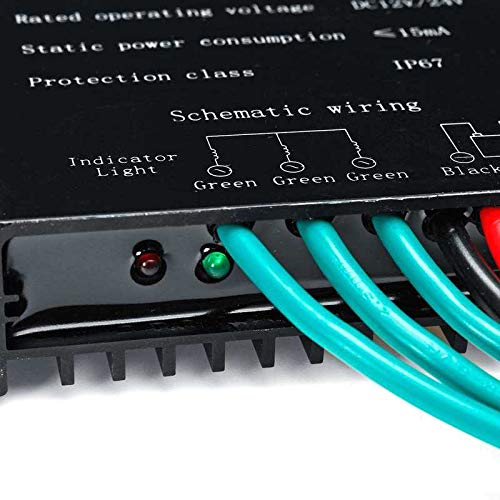 100W-800W DC 12V/24V Wind Turbines Generator Waterproof Battery Charge Controller Regulator - Thumbnail 4