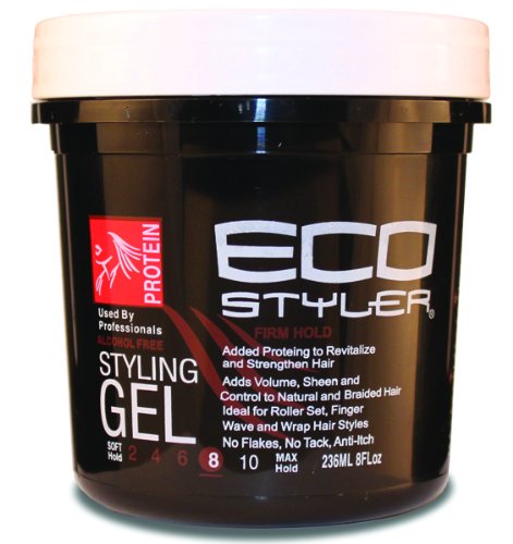 Eco Style Protein Styling Gel Jar, 8 Ounce