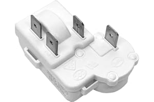 QINIZX 4Pin Refrigerator Over Load Protector Compressor PTC Starter Relay for Haier for Siemens for Hotpoint Freezer Accessories ZHB35-120P15 Replace ZHB69-135P4.7 ZHB60-120P4.7 ZHB88-125P4.7 ZHB60-120P15