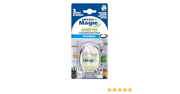Mister Magic – Absorbe olores nevera con bicarbonato, 2 Meses ...
