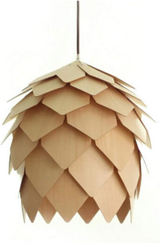 AHSOG Noble Family Lámpara Colgante Lámpara de Madera Maciza