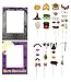 Halloween Photo Booth Props for Party, Assorted Designs (35 Pack)