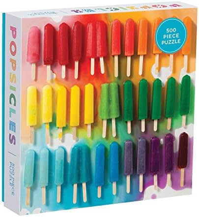 Rainbow Popsicles 500 Piece Puzzle (Puzzles)