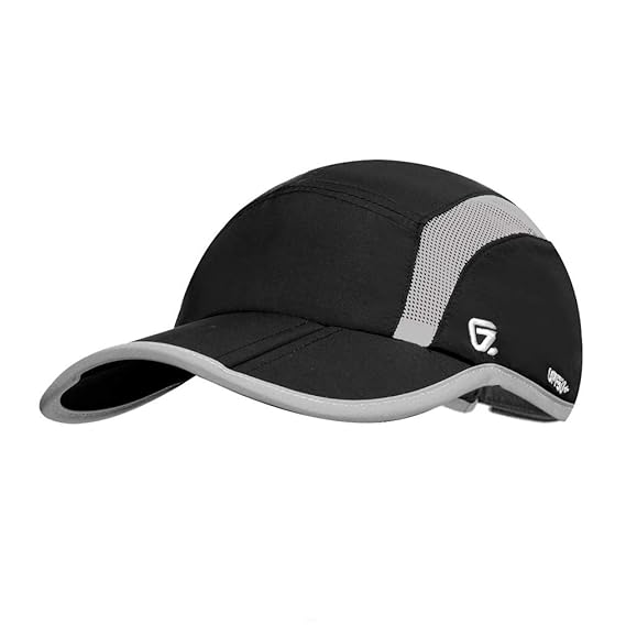 GADIEMKENSD Run Hat Cap Back Light Men Quick Drying Sports Cap Foldable