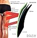 Delfin Spa Women's Heat Maximizing Neoprene Exercise Anti-Cellulite Capris, Black/Black, Small