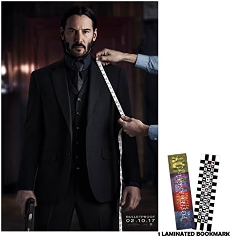 John Wick: Chapter 2 (2017) - Measure - 13 in x 19 in Movie Poster Flyer BORDERLESS + Free Bookmark
