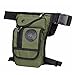 Leg Pouch Tactical Hip Bag - Sport Leg Bag Motorcycle Thigh Pack - Fishing Sling Pack Phone Belt Holster Tool Pouch Fanny Pack Military Waist Pack Utility Bags One Shoulder Backpack (Armygreen 2)