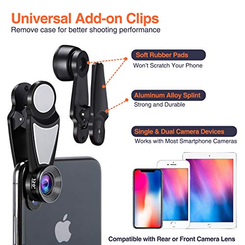 image for PJ-Since Phone Camera Lens kit, 12X Zoom Telephoto Lens+210° Fisheye 